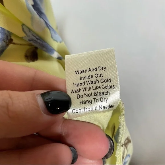 Blu Pepper‎ Floral Ruffle Edge Tank Top Small - Picture 6 of 6